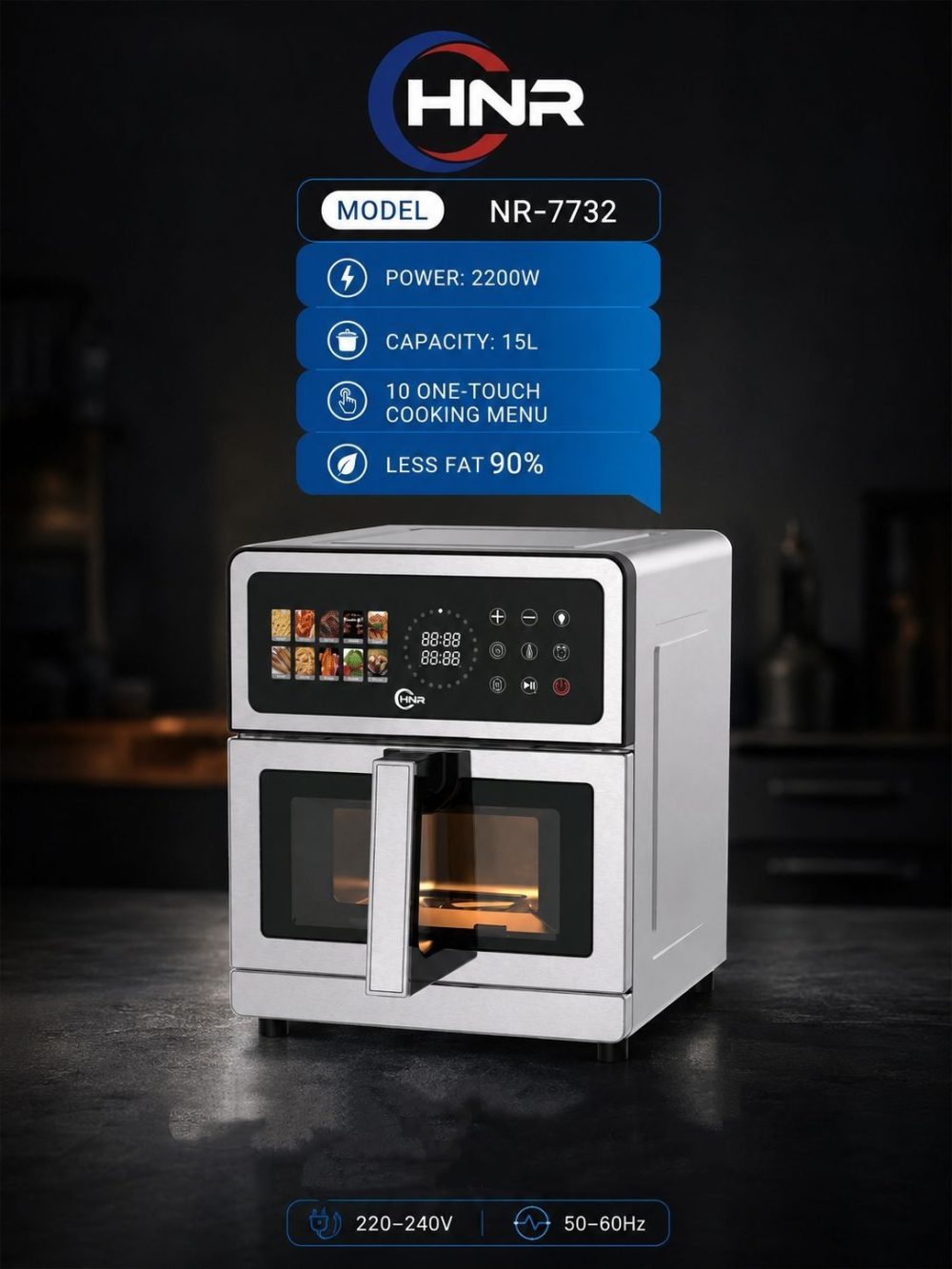 سرخکن بدون روغنNR-7732 - تصویر 2